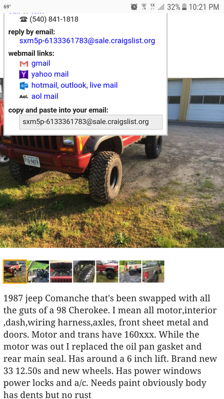 98 swap in Eastern VA - Craigslist/eBay... i.e. Not Your ...